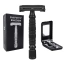 Bezpečnostní holicí strojek motýlkové otevírání 9 cm slitina kovu uzavřená hlavice pro tvář tělo a intimní partie 1