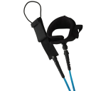 Bezpečnostní lanko na nohu na paddleboard 6 stop cca 182 cm s otočnou spojkou na suchý zip poutko na kotník na SUP surf i vodní sporty 4