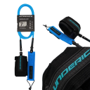 Bezpečnostní lanko na nohu na surfboard i paddleboard 7 stop cca 213 cm průměr 6-7 mm s otočnou spojkou na suchý zip poutko na kotník 2