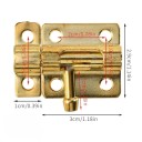 Bezpečnostní posuvný zámek mini zástrč 3 cm dveřní západka 2,9 cm kompaktní mechanické zavírání pro dveře nábytek skříňky 5