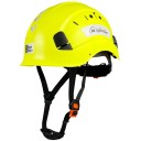 Bezpečnostní přilba s ventilačním systémem Velikost 53-63 cm Skořepina ABS Reflexní prvky Nastavitelná kolečkem Pro stavbu a výškové práce 5
