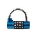Bezpečnostní visací zámek 4číselný kód 5,4 x 1,75 x 4,95 cm slitina zinku kombinovaný zámek na zavazadla batohy skříňky 4