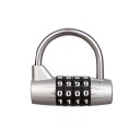 Bezpečnostní visací zámek 4číselný kód 5,4 x 1,75 x 4,95 cm slitina zinku kombinovaný zámek na zavazadla batohy skříňky 2
