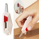 Bezpečnostní zalamovací nůž s magnetem a kulatou čepelí pro otevírání krabic dopisů a balíků s designem diamantového vzoru 3