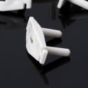 Bezpieczna zaślepka do gniazdka 10 szt. Podłużna zaślepka chroniąca dzieci przed porażeniem prądem Biały plastik ABS Wymiary 3,7 x 1,5 cm 5