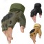 Bezprsté vojenské rukavice Taktické outdoorové rukavice bez prstov Armádne bezprsté rukavice 1