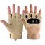 Bezprsté vojenské rukavice Taktické outdoorové rukavice bez prstů Armádní bezprsté rukavice 8