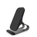 Bezprzewodowa ładowarka Qi 10 W ze stojakiem do telefonów komórkowych Nachylona powierzchnia ładująca Podstawa ze stopu aluminium Kontrolka 3