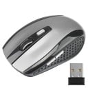 Bezprzewodowa mysz do komputera i laptopa z odbiornikiem USB 2,4 GHz Rozdzielczość do 1600 DPI Zasięg 10 m Przyciski boczne Zasilanie 2x AAA 4