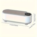 Bezprzewodowy ultradźwiękowy środek czyszczący do biżuterii i okularów 360°, ładowany przez USB, przenośny, ręczny środek czyszczący do użytku w podróży i w domu 2