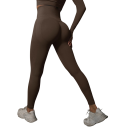 Bezszwowe legginsy z wysokim stanem, efekt push-up, damskie legginsy fitness do ćwiczeń, elastyczne spodnie sportowe 7