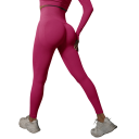 Bezszwowe legginsy z wysokim stanem, efekt push-up, damskie legginsy fitness do ćwiczeń, elastyczne spodnie sportowe 14