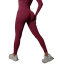 Bezszwowe legginsy z wysokim stanem, efekt push-up, damskie legginsy fitness do ćwiczeń, elastyczne spodnie sportowe 12