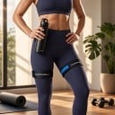 BFR benzi pentru picioare 2 bucăți Ajustabile cu cataramă 5 x 102 cm Antrenament cu restricție de flux sanguin pentru exerciții 8