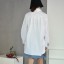 Biała koszula damska - ponadgabarytowa 2