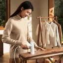 Biały Xiaomi Mijia Garment Steamer Składany Parownik Żelazko 1300 W Prasowanie Parowe z Szybkim Nagrzewaniem UE 2