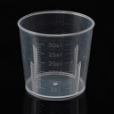 Bicchiere dosatore in plastica 30 ml 10 pz 3