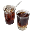 Bicchiere in borosilicato -20° a 100° Tazza resistente in vetro borosilicato di alta qualità Adatta per lavastoviglie, microonde e frigorifero per bevande calde e fredde 6