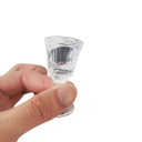 Bicchieri da shot con piede 10 ml 6 x 3 cm Set da 6 pezzi Bicchieri per liquori Bicchieri da degustazione Bicchieri piccoli per alcol Bicchieri da mini shot 2