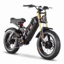 Bicicleta Eléctrica EAHORA Romeo II Dois Motores 2500 W Bateria 52 V 60 Ah Autonomia superior a 192 km Bicicleta de Fat Bike Totalmente Suspensa 20 x 1