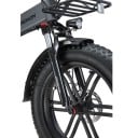 Bicicleta eléctrica plegable A20 con neumáticos gruesos 20" × 4,0, motor de 1000 W, batería extraíble de 48V 18Ah, autonomía de 100 km, 7 11