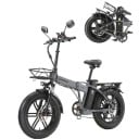 Bicicletă electrică pliabilă A20 cu anvelope groase 20" × 4,0, motor de 1000 W, baterie detașabilă 48V 18Ah 1