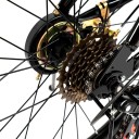 Bicicletta da montagna per bambini 7 velocità 85×135 cm acciaio al carbonio e lega di alluminio sella regolabile 63–76 cm per guida in fuoristrada 14