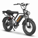 Bicicletta Elettrica HEADEER BK20 Fat bike Motore 250 W Batteria 48 V 20 Ah Fino a 50 km/h Pneumatici 20 x 4 pollici Freni a Disco Display LCD Nero 1