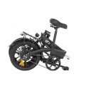 Bicicletta elettrica pieghevole per adulti 250W 36V 7,5Ah Due sedili pneumatici da 16" Autonomia 40 km Cesto anteriore 25 km/h 5