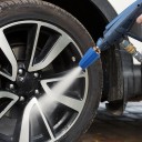 Bico turbo rotativo para lavadora de alta pressão 040 4.0 GPM 4000 PSI inox alumínio azul para lavagem de betão e pavimentos 4