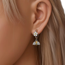 Bijenbloem oorbellen 925 zilver voor vrouwen Fijne sieraden bloemontwerp ideaal voor dagelijks gebruik 2