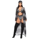 Bikini, carouri și eșarfă pentru femei 1