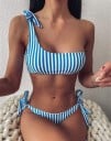 Bikini cu dungi pentru femei P579 3
