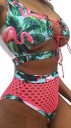 Bikini cu șireturi pentru damă P449 3