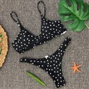 Bikini de damă cu buline P369 1