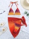 Bikini de damă cu eșarfă 1