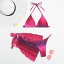 Bikini de damă cu eșarfă 3
