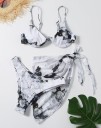 Bikini de damă cu eșarfă P277 2