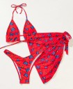 Bikini de damă cu eșarfă P367 2