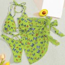 Bikini de damă cu eșarfă P367 7