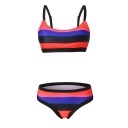 Bikini de rayas para mujer P1105 5