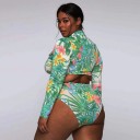 Bikini femme à manches longues P727 4