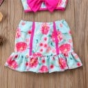 Bikini pentru fete cu tunică de plajă 5