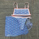 Bikini și fustă pentru femei P423 2