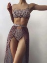 Bikini și fustă pentru femei P485 3