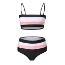 Bikini w paski damskie P1105 7