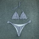 Bikini w paski damskie P520 6