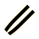 Bil ränder klistermärken 2 st 3