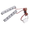 Biladvarselslampe med 6 LED&#39;er 2