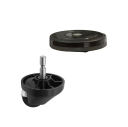 Bile de schimb pentru roata din față 2 bucăți negre pentru iRobot Roomba 500 600 700 800 900 e și j Series rotițe universale pentru aspiratorul robot 2